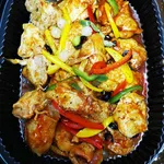 Roasted Chicken Chop with BBQ Sauce