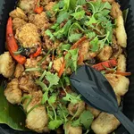 红椒豉汁香鱼片Battered Fish Fillet in Red Chilli and Fermented Black Bean Sauce