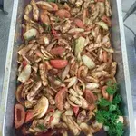 参巴苏东 Sambal Sotong on Banana Leaf