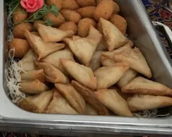 Breaded Crab Claw & Curry Samosa | Customer Photo | ECreative Catering Pte Ltd