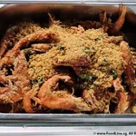 Oatmeal honey prawn 麦片蜜汁虾