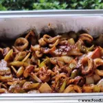 Sautéed squid in sambal dressing 招牌叁芭苏东