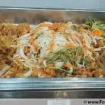 Thai Chilli Fried Chicken with Onion Garnishing