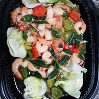 Click to see Prawn with Golden Mushrooms