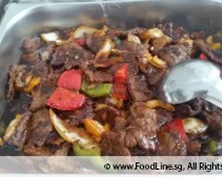 Black Pepper Beef 黑椒牛肉 | Customer Photo | Fu Kwee Caterer Pte Ltd