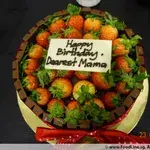 1x Kit Kat Berries @$54.9 (Size : 8 Inch (7-10 pax)) (Big Candles : 7) (Small Candles : 8)