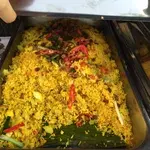Pineapple Fried Rice with Chicken Floss & Raisins