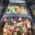 Hawaiian Chicken topped with Grilled Caramelised Pineapple