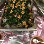 Satay Noodles with Cuttlefish & Kang Kong
