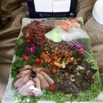 Jellyfish, Top Shell, Octopus, Smoked Duck and Sliced Prawn Salad 海哲、海螺、章鱼, 熏鸭、蝦沙律