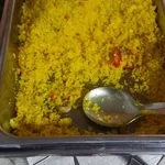 Pineapple Rice, Pork Floss concoction 黄梨炒饭