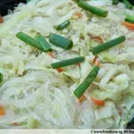 Fried Cabbage with Tang Hoon •包菜冬粉