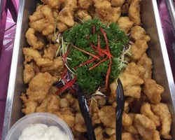 Fish Fritter with Tartar Dip (separated) | Customer Photo | Liang Food Caterer