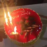 1x Eggless Strawberry Love @$32.9 (Size : 9 Inch (12-18 pax) +$15.00) (Big Candles : 4) (Small Candles : 4)