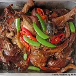 7a. 春纳百福 鱼膘香菇焖鸭 Braised Duck w/Fish Maw & Mushroom