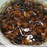 Grass Jelly with Longan