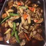Egg Tofu with Assorted Mushroom