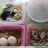 Click to see Lunch Tingkat (20 Day, 3 Dishes + Soup OR 4 Dishes)