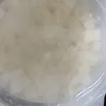 Almond Jelly w Longan 龙眼杏仁豆腐