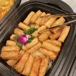 Vegetarian Spring Roll with Sweet Sauce