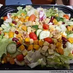 Festive Salad with Sweet Potato, Feta, California Walnut with Lemon Vignette