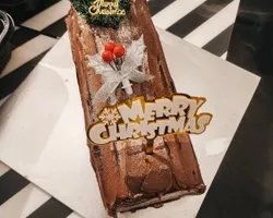 Chocolate Log Cake | Customer Photo | The Orange Lantern Gourmet Kitchen