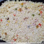 Festive Christmas Butter Rice with Baked Honey Ham
