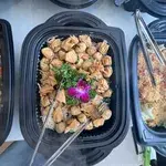 Golden Seafood Pocket with Oriental Dip