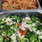 Sauteed Broccoli & Cauliflower w Crab Meat