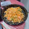 鱼跃龙门捞鱼生FOUR SEASONS' PROSPERITY YU SHENG<br> Smoked Salmon, Marinated Jellyfish, Lychee, Pomelo, Pomegranate, Carrot, Daikon, Cucumber, Fried Kataifi, Edible Flowers, Lime & Plum Citrus Sauce, Pickled Yusheng Condiments | Customer Photo | Four Seasons Catering