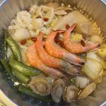 Fortune Abalone Imperial Treasure Pot (Abalone, Sea Cucumber, Prawn, Bai Ling Mushroom, Mushroom, Fish Maw, Scallop, Roast Duck & Sweet Beans)