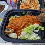 Ocean Of Wealth Sambal Chilli Crab Meat w Egg Flower Seabass (Whole Fish)
