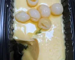 Mango Pudding with Longan | Customer Photo | Mamanda Catering (by Mamanda Pte Ltd)