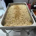 Signature Wok-Fried Egg Rice with Silver Fish
