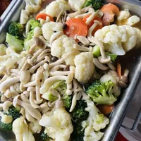 Click to see Broccoli & Cauliflower w/ Mushroom & Oyster Sauce