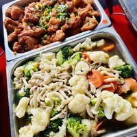 Click to see Broccoli & Cauliflower w/ Mushroom & Oyster Sauce