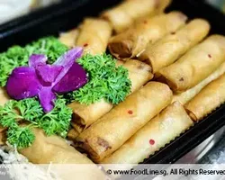 Vegetables Spring Roll with Sweet Sauce | Customer Photo | Stamford Catering