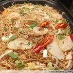 Oriental Wok fry mee sua with seafood 干炒海鲜面线