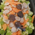 Broccoli w mixed mushroom 西兰拌蘑菇