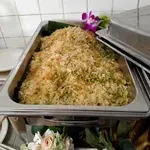 蟹肉瑶柱蛋白炒饭 Fried Rice with Fresh Crab Meat, Dried Scallop and Egg White
