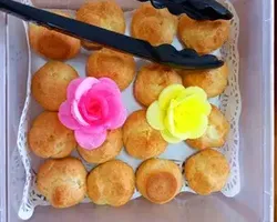 Mini Cream Puff 迷你泡芙 | Customer Photo | Bayfront Catering Services