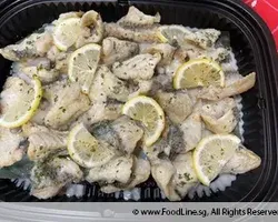 Baked Fish w creamer mushroom sauce 鱼奶油蘑菇 | Customer Photo | +ROBERT CATERING SERVICES PTE LTD