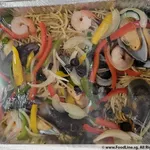 Seafood Aglio Olio (Spaghetti with NZ Mussel, Squid, Prawn & Parsly with Parmesan Cheese)