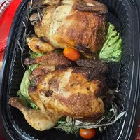 Click to see Rosemary Roasted Chicken (Whole) with Mushroom Sauce