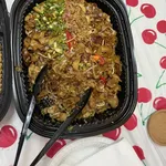 Penang chinese sausage fried kway teow