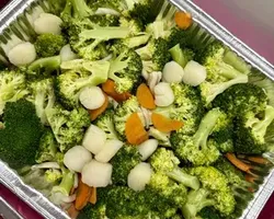 Broccoli w Scallop 带子西兰花 | Customer Photo | Xin Yi Pin Catering Pte Ltd