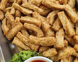 Fried Fish Ngoh Hiang 鱼肉五香 | Customer Photo | Fu Kwee Caterer Pte Ltd