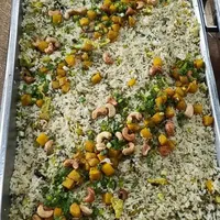 Click to see 橄榄菜脆金瓜腰豆饭 Steamed Olive Vegetable Rice with Crispy Pumpkin and Cashew Nut