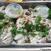Click to see 招牌姜茸鸡 Fragrant Poached Chicken with Chef’s Specialty Ginger Sauce