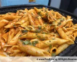 Creamy Tomato Pasta | Customer Photo | Island Catering Services Pte Ltd